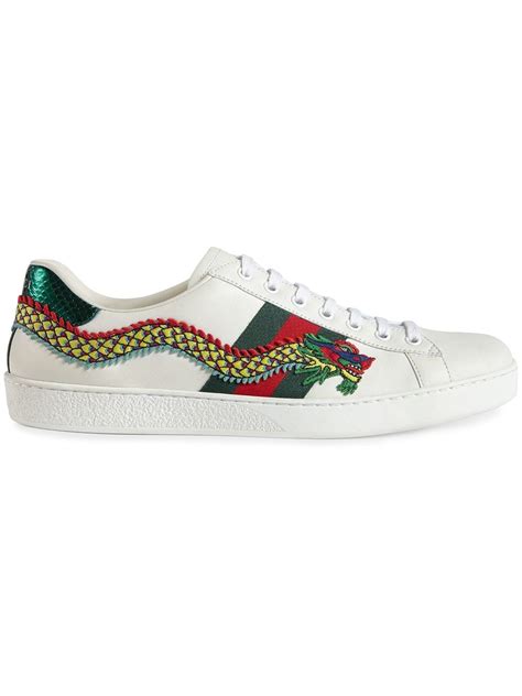 gucci sneakers uomo viola drago|farfetch gucci sneakers.